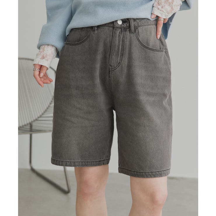 【2026SS新作】ヴィンテージハーフデニムパンツ | ad thie | 詳細画像29 