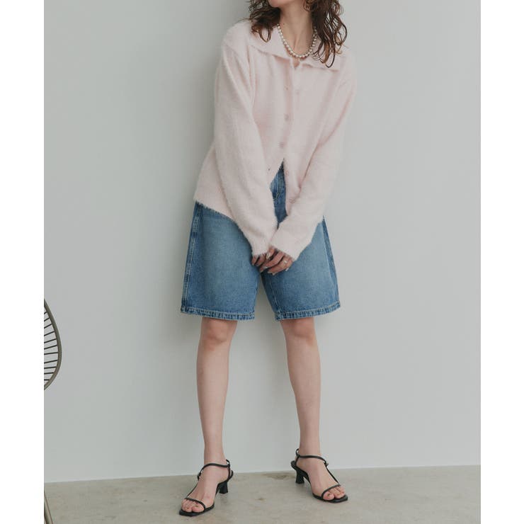 【2026SS新作】ヴィンテージハーフデニムパンツ | ad thie | 詳細画像3 