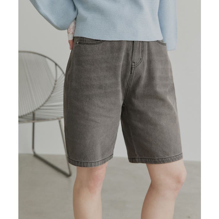 【2026SS新作】ヴィンテージハーフデニムパンツ | ad thie | 詳細画像30 