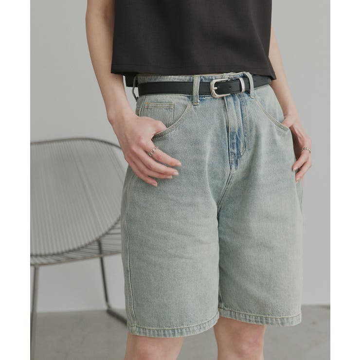 【2026SS新作】ヴィンテージハーフデニムパンツ | ad thie | 詳細画像42 