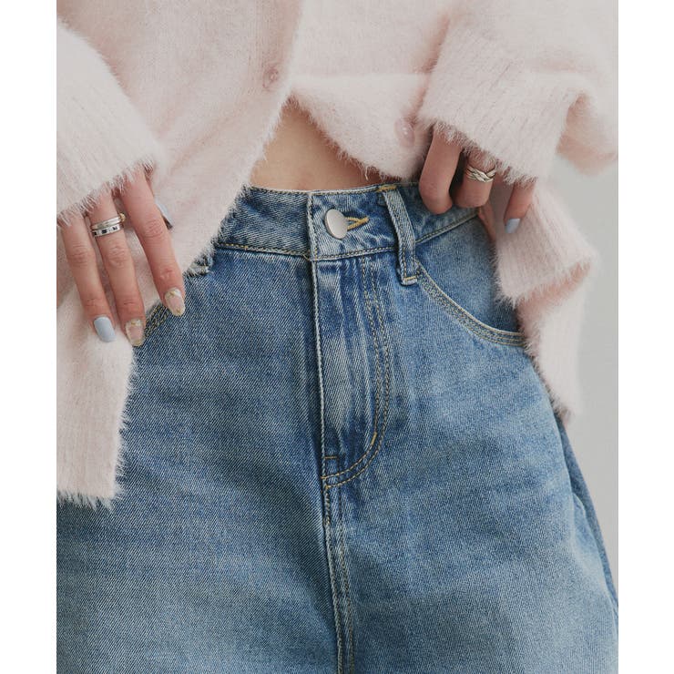 【2026SS新作】ヴィンテージハーフデニムパンツ | ad thie | 詳細画像7 