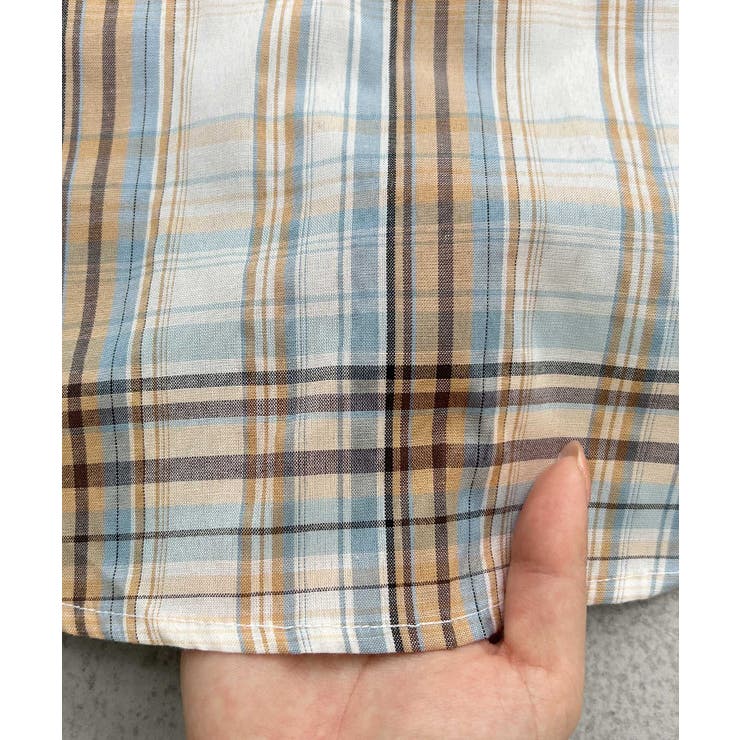 【2026SS新作】フード付きオーバーサイズチェックシャツ | ad thie | 詳細画像41 