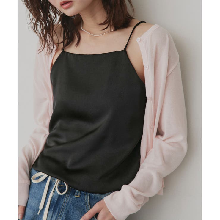 【2026SS新作】シルキーサテンキャミソール | ad thie | 詳細画像13 