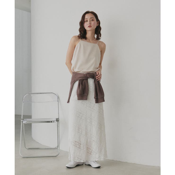 【2026SS新作】シルキーサテンキャミソール | ad thie | 詳細画像19 