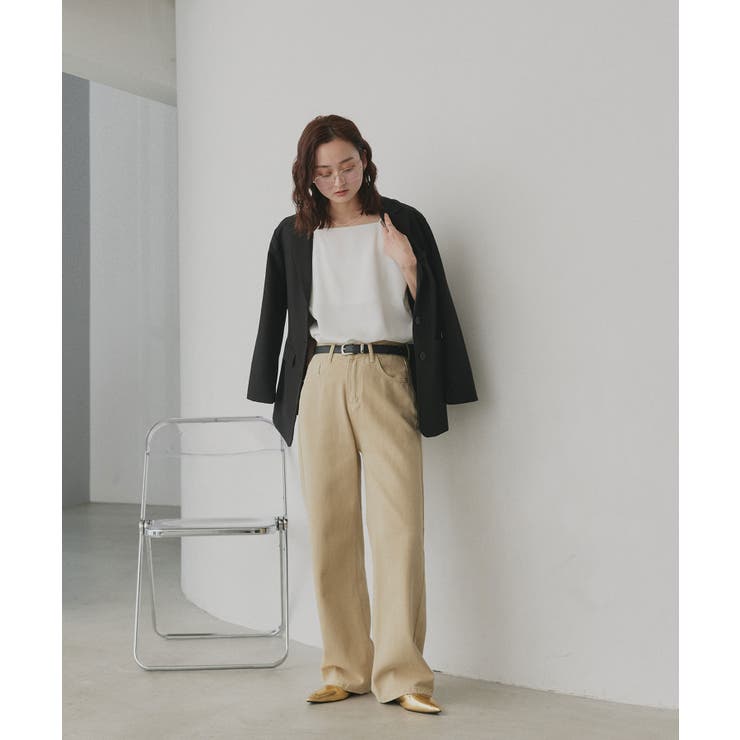 【2026SS新作】シルキーサテンキャミソール | ad thie | 詳細画像2 