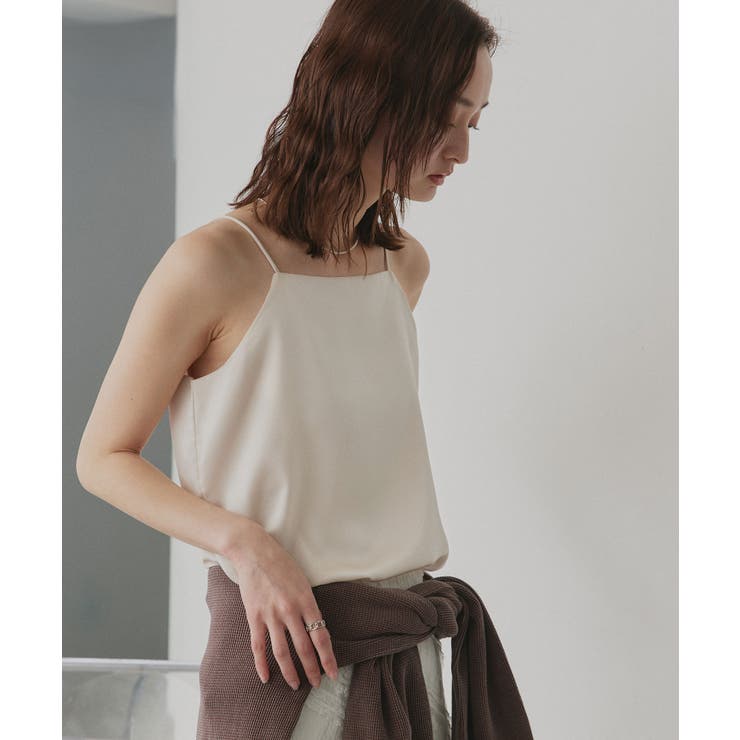 【2026SS新作】シルキーサテンキャミソール | ad thie | 詳細画像23 