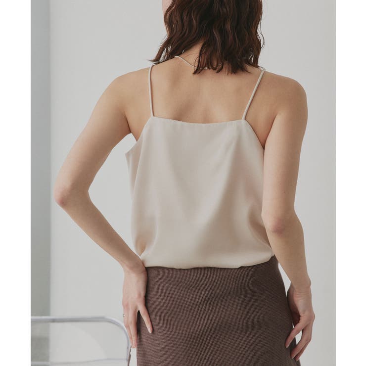 【2026SS新作】シルキーサテンキャミソール | ad thie | 詳細画像24 