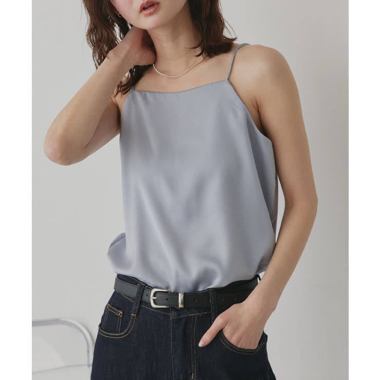 【2026SS新作】シルキーサテンキャミソール | ad thie | 詳細画像30 