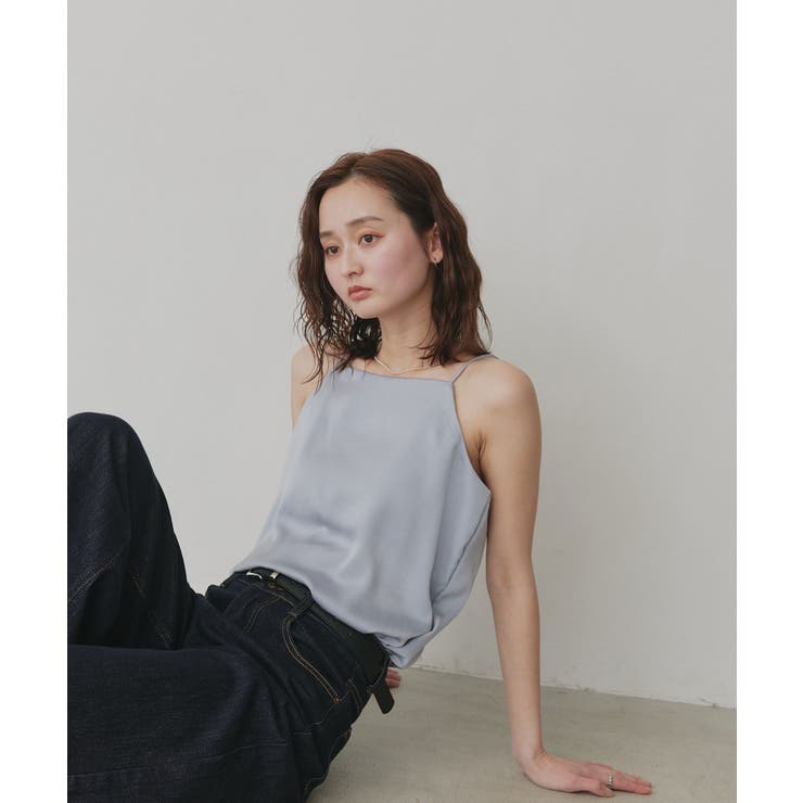 【2026SS新作】シルキーサテンキャミソール | ad thie | 詳細画像32 