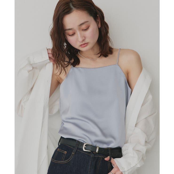 【2026SS新作】シルキーサテンキャミソール | ad thie | 詳細画像33 