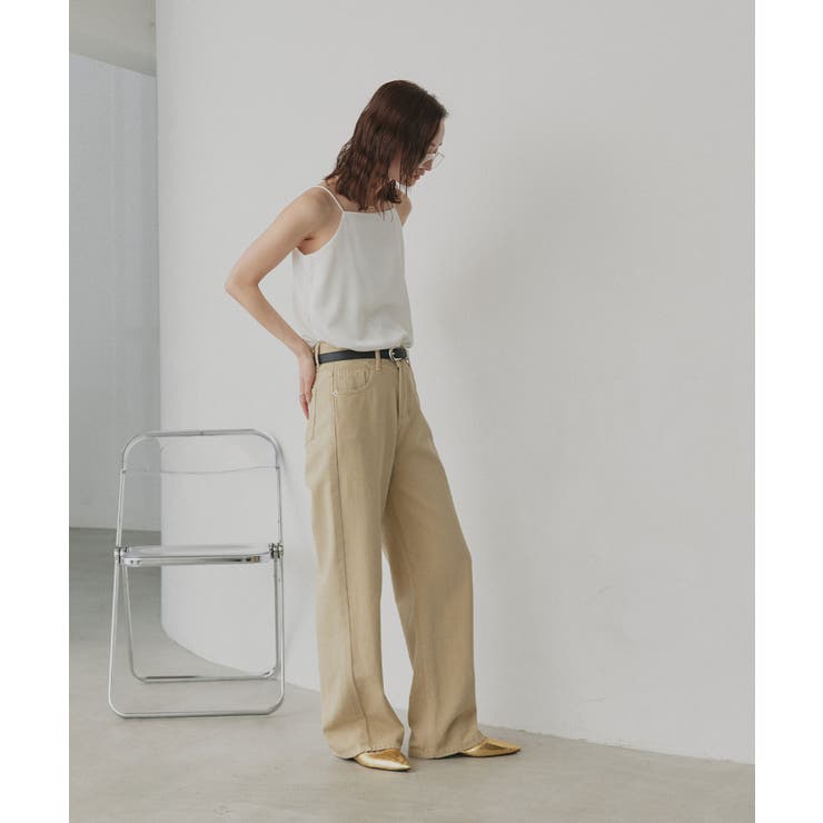 【2026SS新作】シルキーサテンキャミソール | ad thie | 詳細画像4 