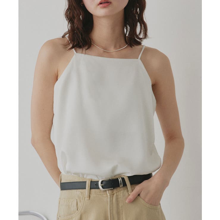 【2026SS新作】シルキーサテンキャミソール | ad thie | 詳細画像5 