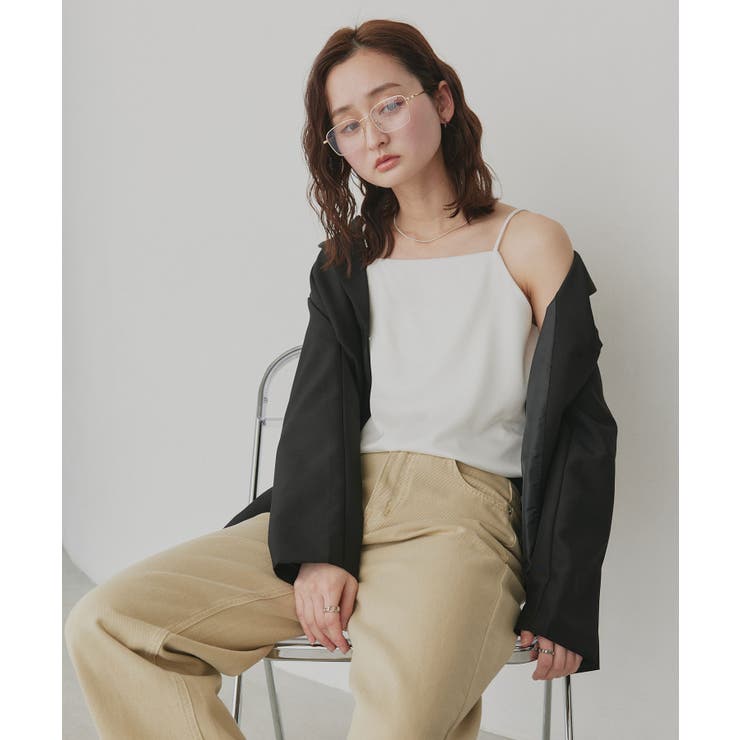 【2026SS新作】シルキーサテンキャミソール | ad thie | 詳細画像9 