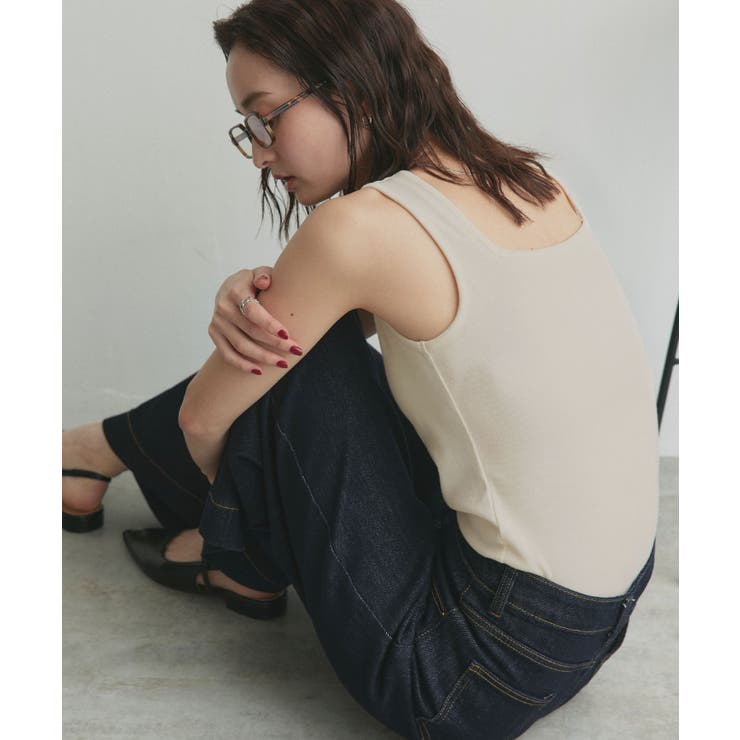 【2026SS新作】前後2wayリブタンクトップ | ad thie | 詳細画像29 