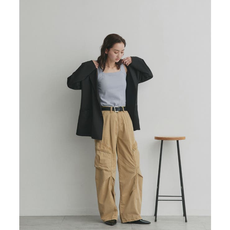 【2026SS新作】前後2wayリブタンクトップ | ad thie | 詳細画像37 