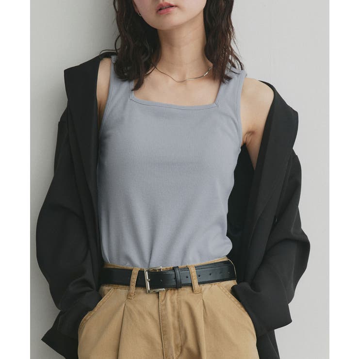 【2026SS新作】前後2wayリブタンクトップ | ad thie | 詳細画像38 