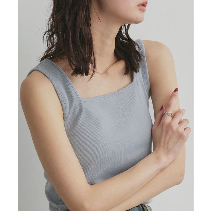 【2026SS新作】前後2wayリブタンクトップ | ad thie | 詳細画像41 