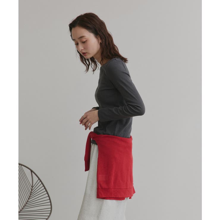 【2026SS新作】アソート ボートネック スクエアネック リブトップス | ad thie | 詳細画像51 