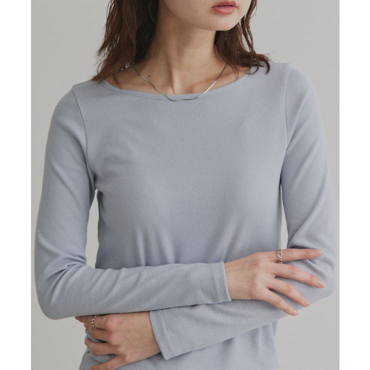 【2026SS新作】アソート ボートネック スクエアネック リブトップス | ad thie | 詳細画像65 