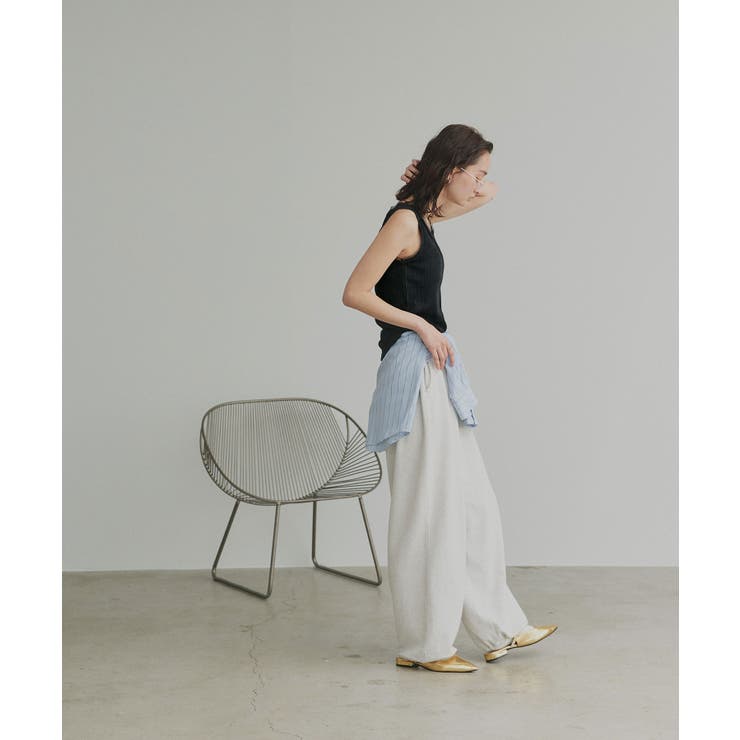 【2026SS新作】チュールリブタンクトップ | ad thie | 詳細画像11 