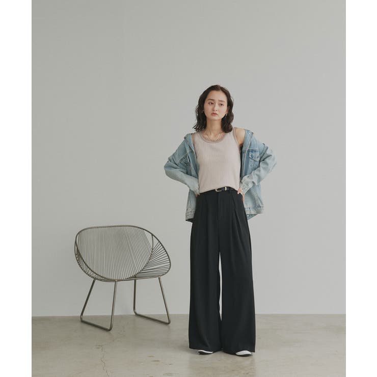 【2026SS新作】チュールリブタンクトップ | ad thie | 詳細画像25 