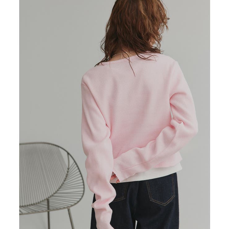 【2026SS新作】ワッフルコンパクトカーディガン | ad thie | 詳細画像29 