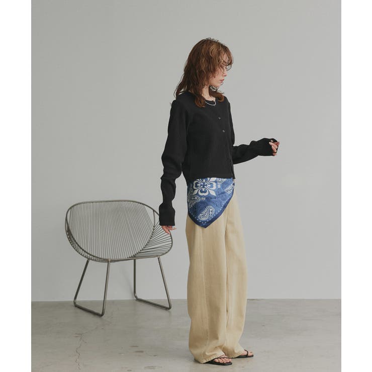 【2026SS新作】ワッフルコンパクトカーディガン | ad thie | 詳細画像3 