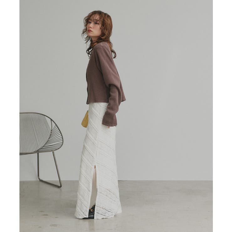 【2026SS新作】ワッフルコンパクトカーディガン | ad thie | 詳細画像33 