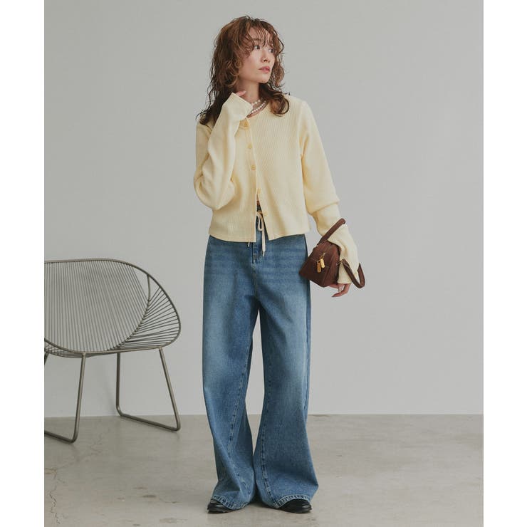 【2026SS新作】ワッフルコンパクトカーディガン | ad thie | 詳細画像42 