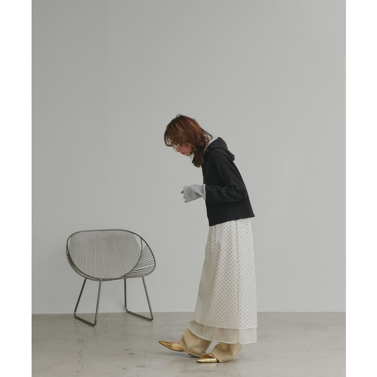 【2026SS新作】バイカラーワッフルパーカー | ad thie | 詳細画像26 