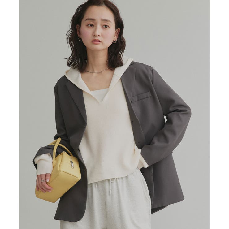 【2026SS新作】フーディーニットプルオーバー | ad thie | 詳細画像11 