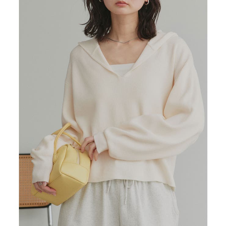 【2026SS新作】フーディーニットプルオーバー | ad thie | 詳細画像12 