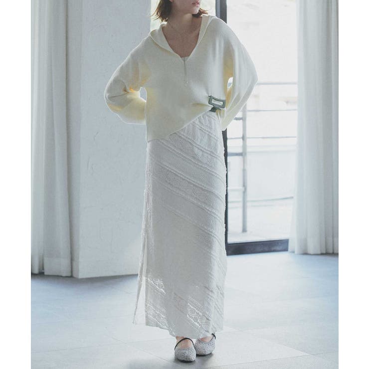 【2026SS新作】フーディーニットプルオーバー | ad thie | 詳細画像2 