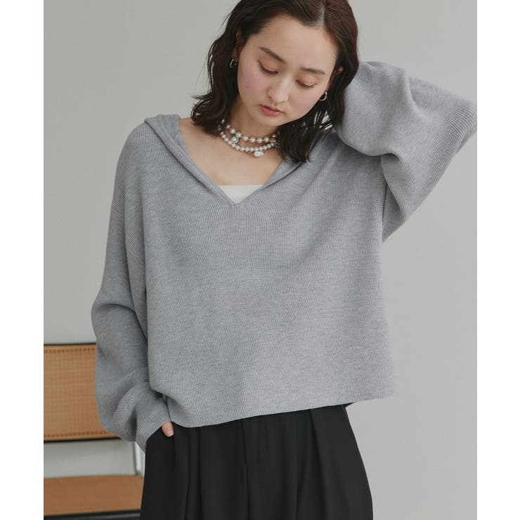 【2026SS新作】フーディーニットプルオーバー | ad thie | 詳細画像25 