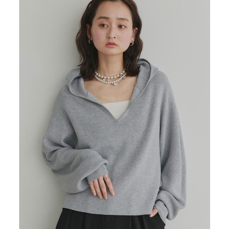 【2026SS新作】フーディーニットプルオーバー | ad thie | 詳細画像28 