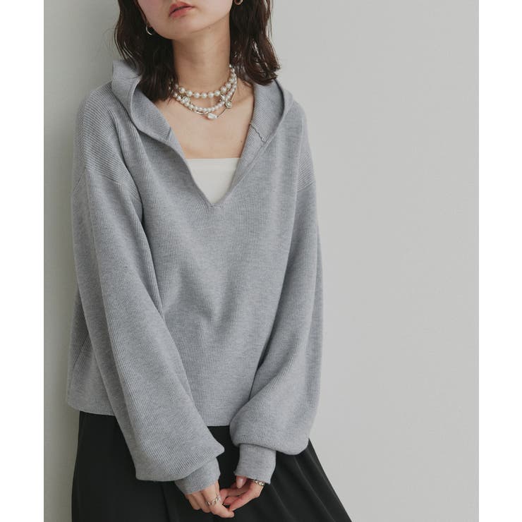 【2026SS新作】フーディーニットプルオーバー | ad thie | 詳細画像29 