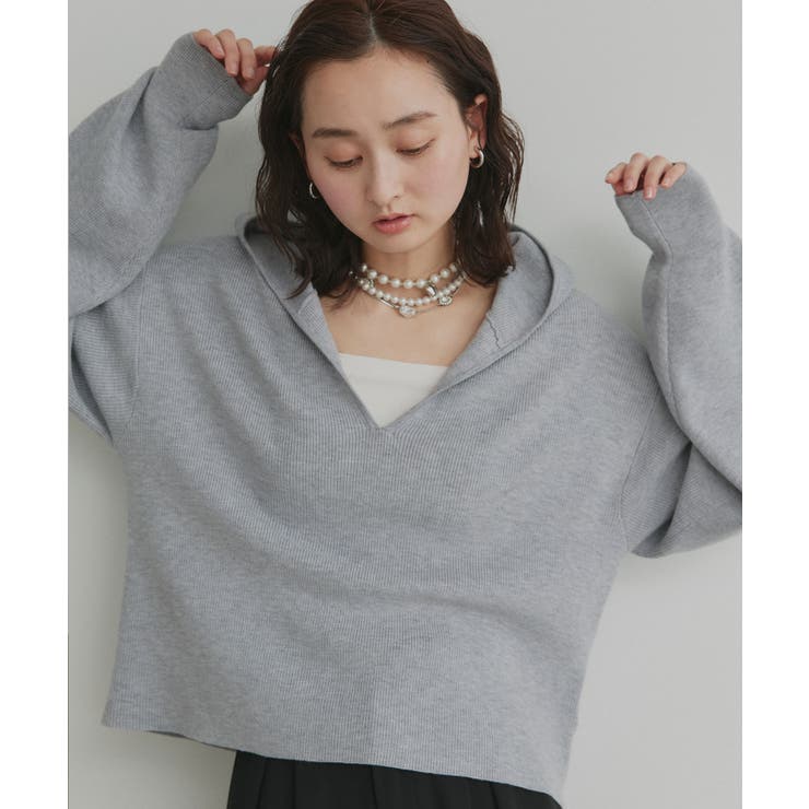 【2026SS新作】フーディーニットプルオーバー | ad thie | 詳細画像30 