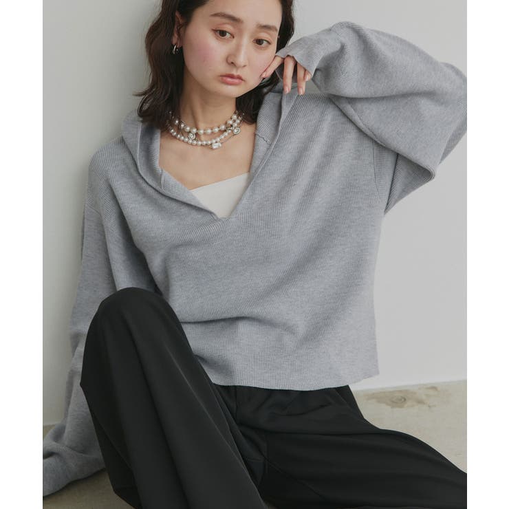 【2026SS新作】フーディーニットプルオーバー | ad thie | 詳細画像32 