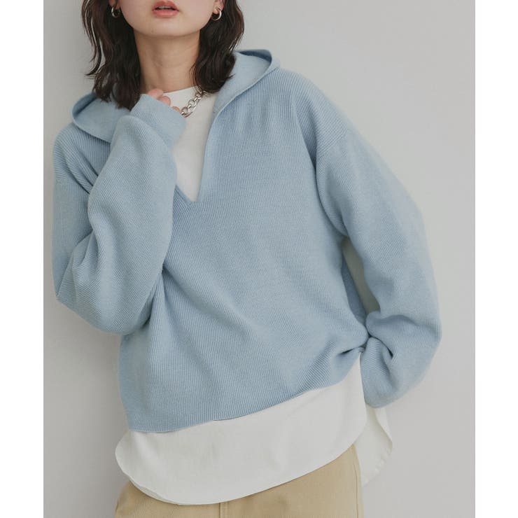 【2026SS新作】フーディーニットプルオーバー | ad thie | 詳細画像48 