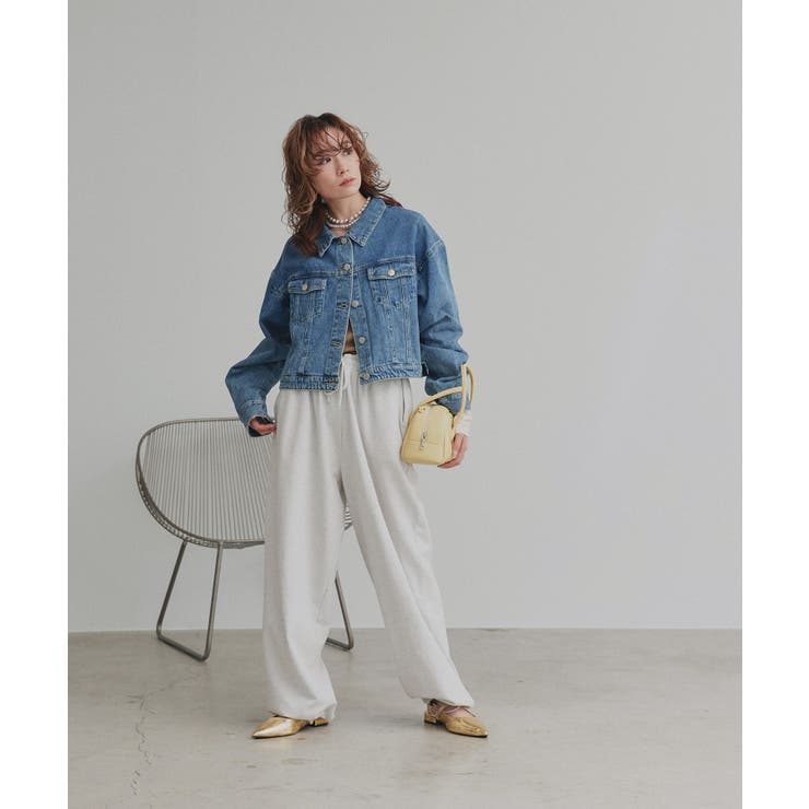 【2026SS新作】ショート丈ヴィンテージデニムジャケット | ad thie | 詳細画像11 