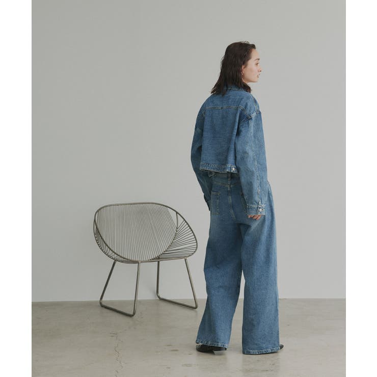 【2026SS新作】ショート丈ヴィンテージデニムジャケット | ad thie | 詳細画像17 