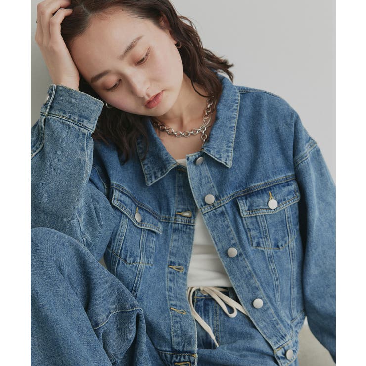 【2026SS新作】ショート丈ヴィンテージデニムジャケット | ad thie | 詳細画像20 