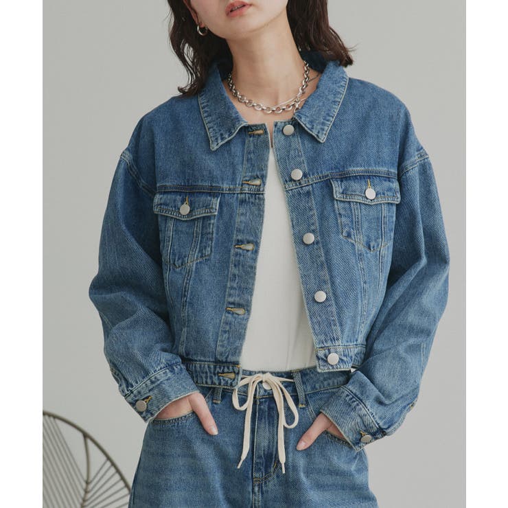 【2026SS新作】ショート丈ヴィンテージデニムジャケット | ad thie | 詳細画像23 