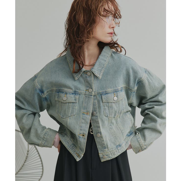 【2026SS新作】ショート丈ヴィンテージデニムジャケット | ad thie | 詳細画像31 