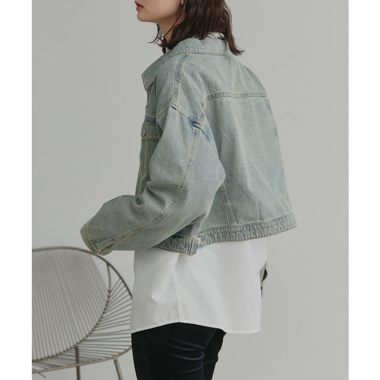 【2026SS新作】ショート丈ヴィンテージデニムジャケット | ad thie | 詳細画像40 