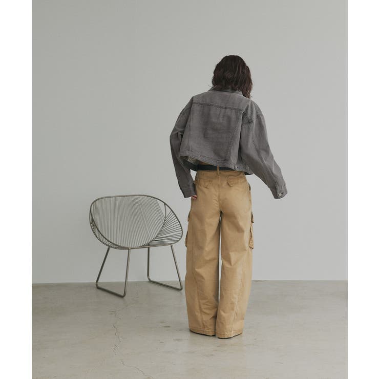 【2026SS新作】ショート丈ヴィンテージデニムジャケット | ad thie | 詳細画像43 