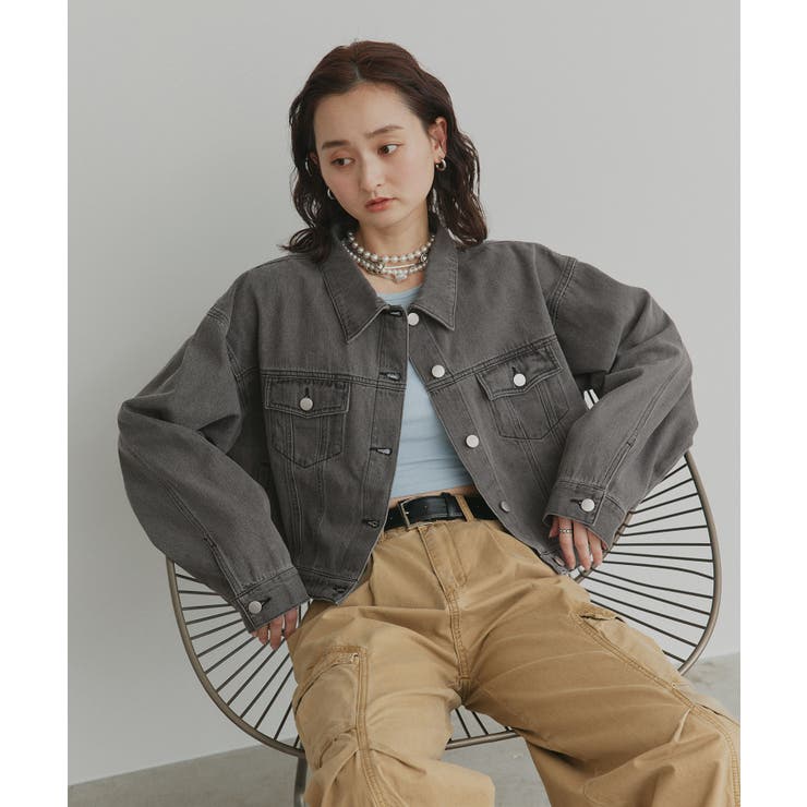 【2026SS新作】ショート丈ヴィンテージデニムジャケット | ad thie | 詳細画像45 