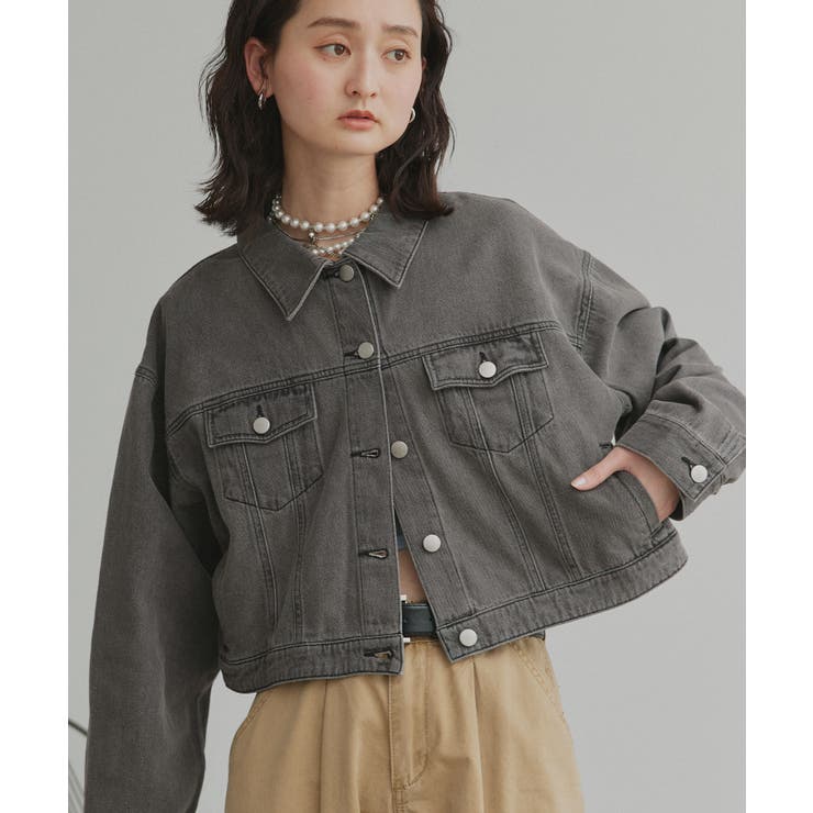 【2026SS新作】ショート丈ヴィンテージデニムジャケット | ad thie | 詳細画像50 