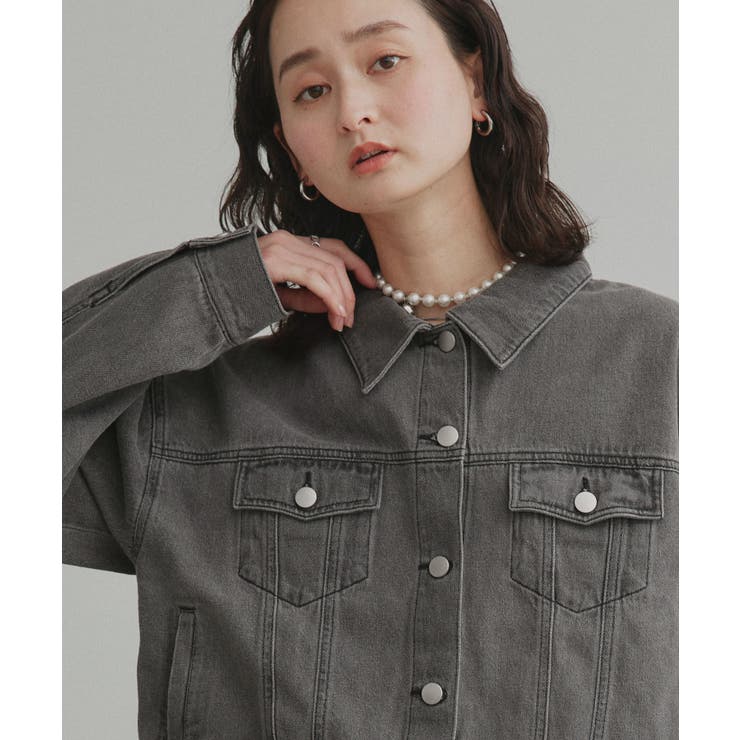 【2026SS新作】ショート丈ヴィンテージデニムジャケット | ad thie | 詳細画像51 