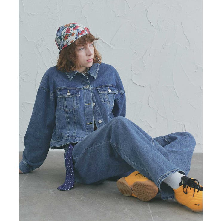 【2026SS新作】ショート丈ヴィンテージデニムジャケット | ad thie | 詳細画像7 